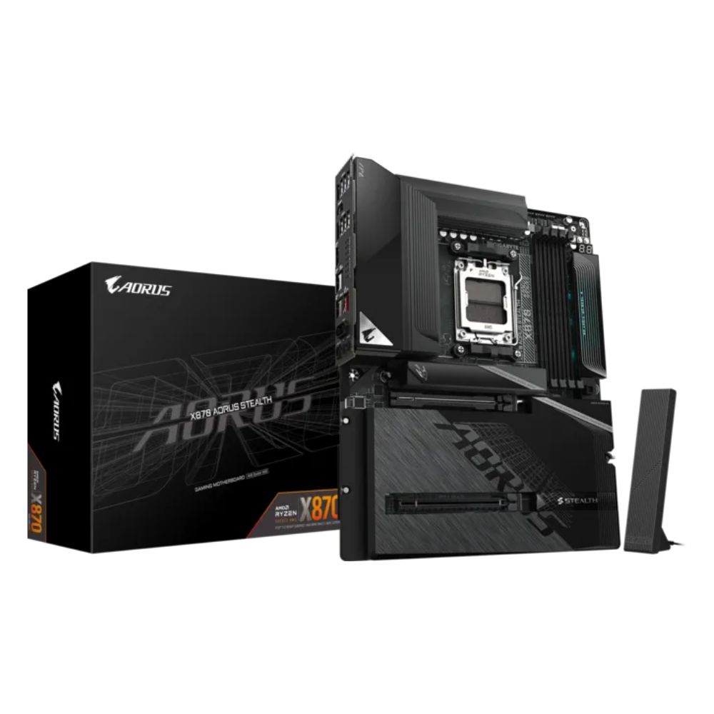 Mainboard Gigabyte X870 AORUS STEALTH DDR5 (AMD X870/ Socket AM5/ ATX/ 4 khe ram)