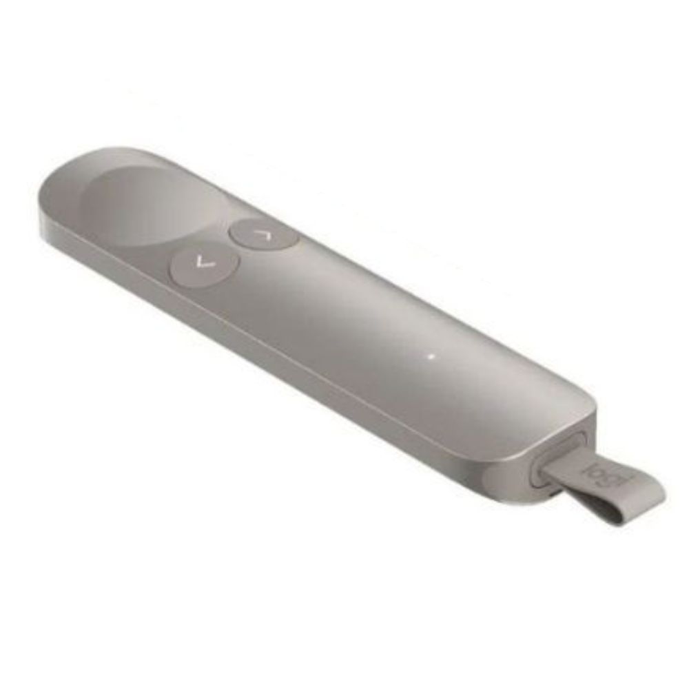 Bút trình chiếu Logitech Spotlight 2 - Màu cát (Bluetooth/ Đầu thu USB-C Receiver Wireless)