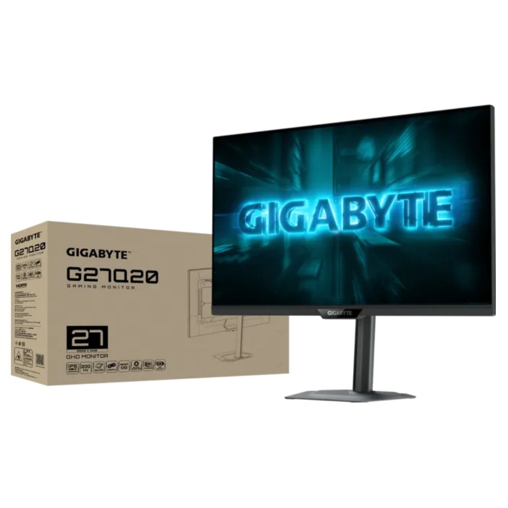 Màn hình gaming Gigabyte G27Q20 (27Inch/ 2K/ 0,5ms/ 210Hz/ 350cd/m2/ IPS)
