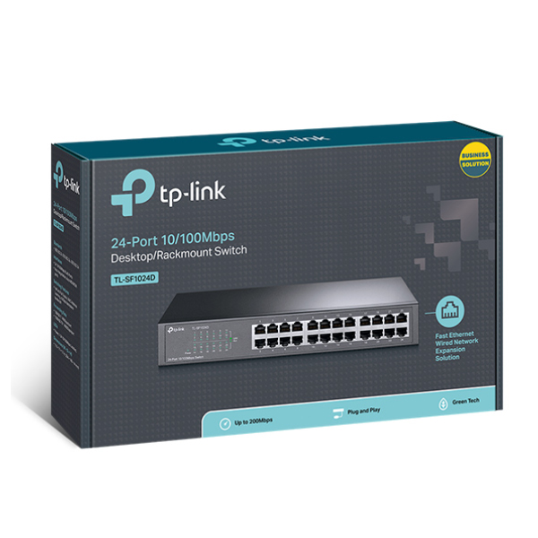 Switch TP-Link TL-SF1024D (10/100Mbps/ 24 Cổng/ Vỏ Thép)