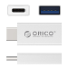 Đầu chuyển Orico CTA1-SV từ USB Type C sang Type A: Đầu vào (M - đực): USB Type C. Đầu ra (F - cái): USB 3.0 Type A. Dùng cho các máy có cổng type C muốn chuyển đổi sang cổng USB type A để dùng các thiế