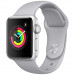 Đồng hồ Apple Watch Serie3 38mm-Gray (Viền nhôm/ Dây cao su đen)