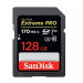 Thẻ nhớ SD Extreme Pro Sandisk SDXC V30 128Gb (Read/Write:170/90MB/s)