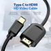 Bộ chuyển đổi Vention CGUBG USB-C sang HDMI 1.5m