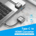 Cáp chuyển đổi Vention TDAHB USB-C (Type-C) sang HDMI 15cm