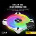 Quạt CPU Corsair QL140 WHITE PRO RGB LED White (CO-9050106-WW)