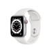 Đồng hồ thông minh Apple Watch Series 6 40mm (4G) Viền Nhôm Bạc- Dây Cao Su Trắng