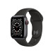 Đồng hồ thông minh Apple Watch Series 6 40mm (4G) Viền Nhôm Xám - Dây Cao Su Đen