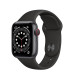 Đồng hồ thông minh Apple Watch Series 6 44mm (4G) Viền Nhôm Xám - Dây Cao Su Đen