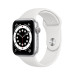 Đồng hồ thông minh Apple Watch Series 6 44mm (GPS) Viền Nhôm Bạc - Dây Cao Su Trắng