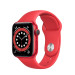 Đồng hồ thông minh Apple Watch Series 6 44mm (GPS) Viền Nhôm Đỏ - Dây Cao Su Đỏ