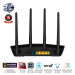 Bộ phát wifi 6 Asus RT-AX55 Màu đen (Chuẩn AX/ AX1800Mbps/ 4 Ăng-ten ngoài/ Wifi Mesh/ 35 User)