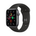 Đồng hồ thông minh Apple Watch SE 44mm GPS Viền Nhôm Xám- Dây Cao Su Đen