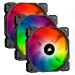 Bộ 3 quạt 120mm Corsair iCUE SP120 RGB Elite 120mm PWM Fan - Triple Pack with Lighting Node CORE