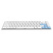 Bàn phím cơ DareU EK868 Bluetooth White Brown switch