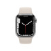 Apple Watch Series7 41mm 4G Viền Thép-Dây Cao Su Starlight