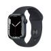 Apple Watch Series7 45mm GPS Viền Nhôm -Dây Cao Su Midnight