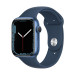 Apple Watch Series7 45mm 4G Viền Nhôm -Dây Cao Su Blue