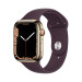 Apple Watch Series7 45mm 4G Viền Thép-Dây Cao Su Cherry