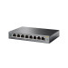 Switch TP-Link TL-SG108PE (Gigabit (1000Mbps)/ 8 Cổng/ Smart Switch/ 4 cổng PoE/ Vỏ Thép)