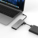Bộ chuyển Lention C17 USB-C 7 trong 1 USB Type-C sang HDMI, USB 3.0, 2 cổng USB 2.0, SD card, cổng sạc PD