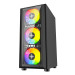 Vỏ máy tính KENOO ESPORT K300 - 3F Màu Đen (Mid Tower/ ATX)