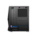 Vỏ máy vi tính KENOO ESPORT E400 - 4F - sẵn 4 fan mầu rainbow cố định  - Mầu Đen - (Size ATX) 
