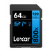 Thẻ nhớ SD Lexar Professional 800x SDXC V30 64Gb (R/W:120/45M)