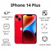 Điện thoại DĐ Apple iPhone 14 Plus 512GB (VN/A) Red