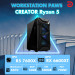 Workstation PAWS CREATOR Ryzen 5 7600X/X670/16GB/RX6600XT