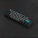 Bàn phím cơ AKKO 3068B Plus Multi-modes Black & Cyan Akko CS Jelly Pink switch