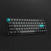 Bàn phím cơ AKKO 3068B Plus Multi-modes Black & Cyan Akko CS Jelly Pink switch