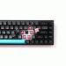 Bàn phím cơ AKKO 3068B Plus Multi-modes Black & Cyan Akko CS Jelly Pink switch
