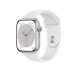 Đồng hồ thông minh Apple Watch Series 8 (41mm/ LTE/ Viền Nhôm/ Dây Cao Su/ Silver/ MP4A3VN/A)