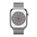 Đồng hồ thông minh Apple Watch Series 8 (41mm/ LTE/ Viền Thép/ Dây Thép/ Silver/ MNJ83VN/A)