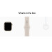 Đồng hồ thông minh Apple Watch Series 8 (41mm/ LTE/ Viền Thép/ Dây Cao Su/ Starlight/ MNJC3VN/A)