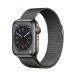 Đồng hồ thông minh Apple Watch Series 8 (41mm/ LTE/ Viền Thép/ Dây Thép/ Graphite/ MNJM3VN/A)