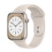 Đồng hồ thông minh Apple Watch Series 8 (45mm/ LTE/ Viền Nhôm/ Dây Cao Su/ Starlight/ MNK73VN/A)