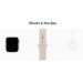Đồng hồ thông minh Apple Watch Series 8 (45mm/ LTE/ Viền Nhôm/ Dây Cao Su/ Starlight/ MNK73VN/A)