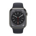 Đồng hồ thông minh Apple Watch Series 8 (45mm/ LTE/ Viền Thép/ Dây Cao Su/ Midnight/ MNKU3VN/A)
