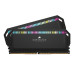 RAM Corsair DOMINATOR PLATINUM RGB 32GB (2x16GB) DDR5 6000MHz Black  C36 (CMT32GX5M2X6000C36)