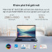 Laptop Asus Zenbook UX3402VA-KM203W (Core i5 1340P/ 16GB/ 512GB SSD/ Intel Iris Xe Graphics/ 14.0inch WUXGA+/ Windows 11 Home/ Silver/ Vỏ nhôm/ Túi Sleeve, USDB-A to RJ45)