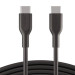 Cáp chuyển Belkin 60W USB Type C sang USB Type C 2M vỏ nhựa PVC (Màu đen)