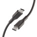 Cáp chuyển Belkin 60W USB Type C sang USB Type C 2M vỏ nhựa PVC (Màu đen)