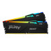 Ram desktop Kingston FURY Beast RGB 64GB (2x32GB) DDR5 bus 5200Mhz (KF552C40BBAK2-64)