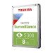 Ổ cứng camera Toshiba S300 HDWT380UZSVA 8TB (3.5Inch/ 7200rpm/ 256MB/ SATA3)