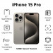 Điện thoại Apple iPhone 15 Pro (8Gb/ 128Gb/ Natural Titanium)