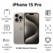 Điện thoại Apple iPhone 15 Pro (8Gb/ 512GB/ Natural Titanium)