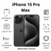 Điện thoại Apple iPhone 15 Pro Max (8Gb/ 256GB/ Black Titanium)
