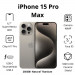 Điện thoại Apple iPhone 15 Pro Max (8Gb/ 256GB/ Natural Titanium)